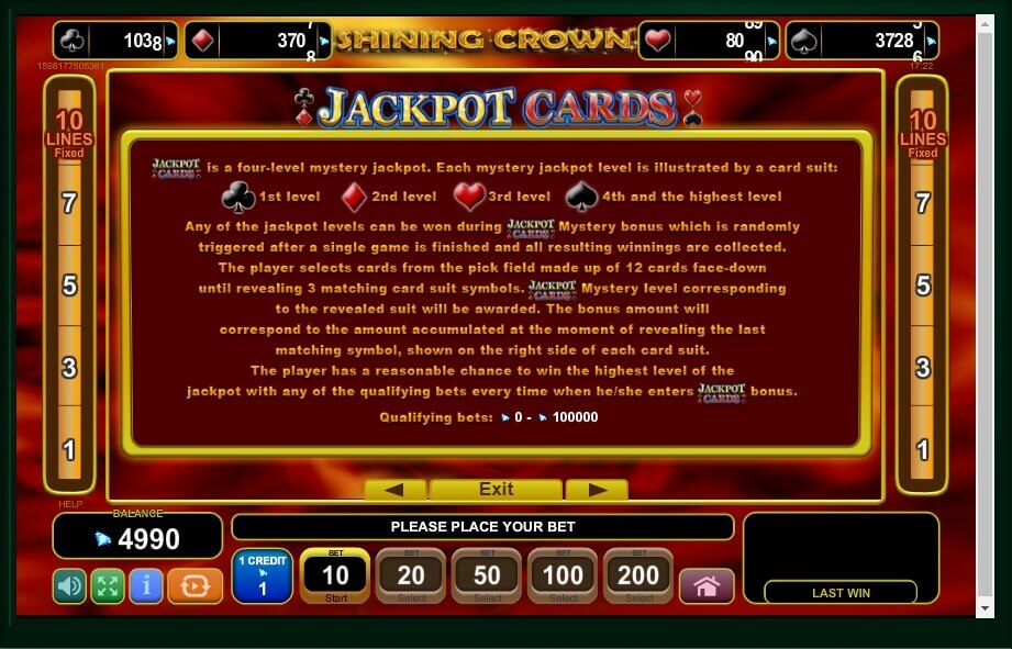 Shining Crown slot gratis spelen, RTP 96.37 - NlCasinospot