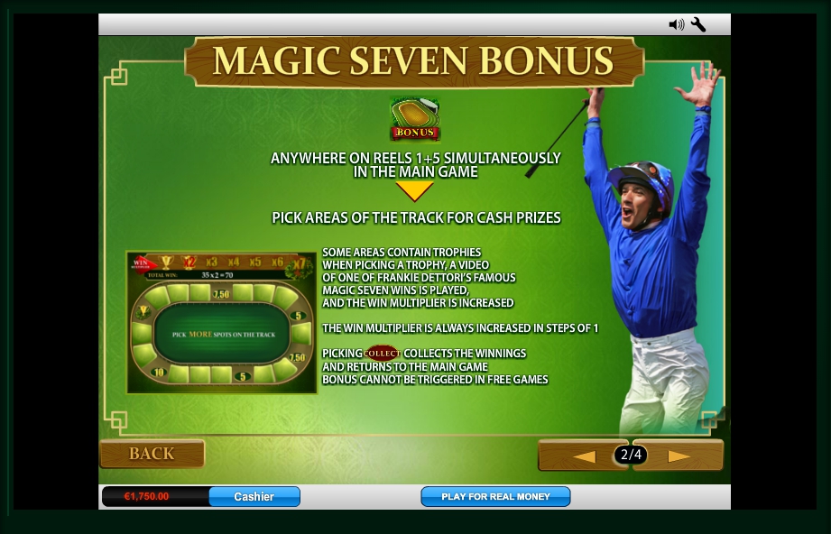 Frankie Dettoris Magic Seven Slot Machine Frankie Dettoris Magic Seven Slot Machine
