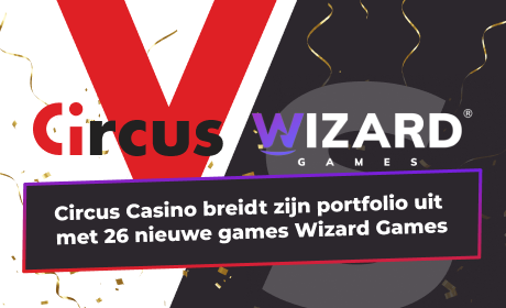 Circus Casino breidt zijn portfolio uit met 26 nieuwe games Wizard Games