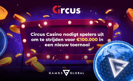 Circus Casino nodigt spelers uit om te strijden voor €100.000 in een nieuw toernooi