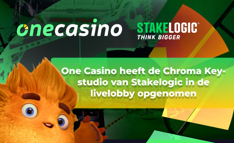 One Casino heeft de Chroma Key-studio van Stakelogic in de livelobby opgenomen