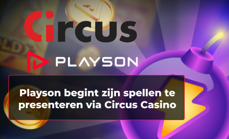 Playson begint zijn spellen te presenteren via Circus Casino
