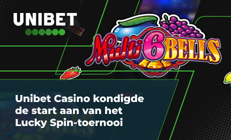 Unibet Casino kondigde de start aan van het Lucky Spin-toernooi
