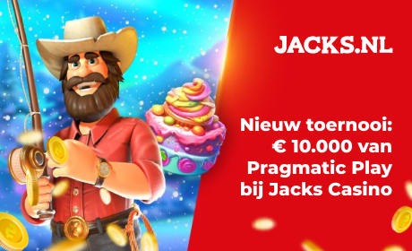 € 10.000 van Pragmatic Play bij Jacks Casino
