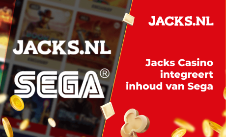 Jacks Casino integreert inhoud van Sega