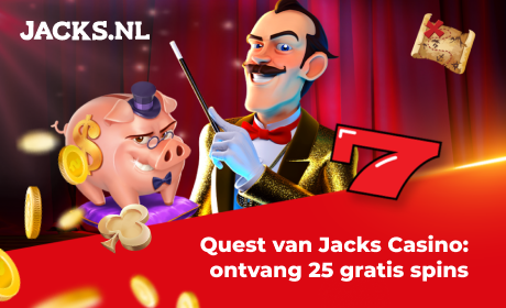 Quest van Jacks Casino: ontvang 25 gratis spins