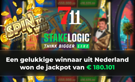 Een gelukkige winnaar uit Nederland won de jackpot van € 180.101