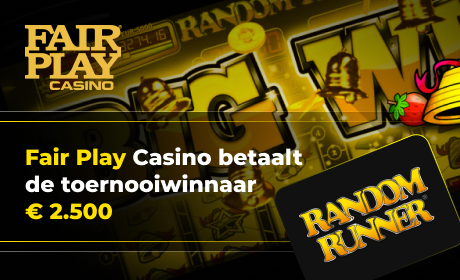 Fair Play Casino betaalt de toernooiwinnaar € 2.500