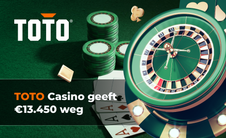 TOTO Casino geeft €13.450 weg