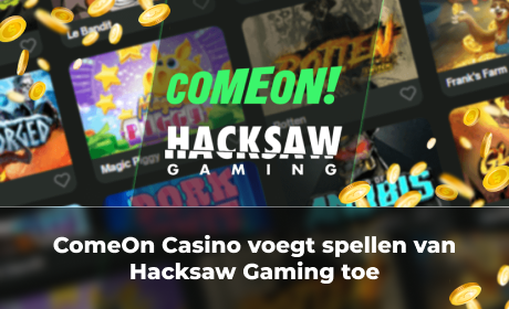 ComeOn Casino voegt spellen van Hacksaw Gaming toe