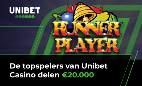 De topspelers van Unibet Casino delen €20.000