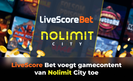 LiveScore Bet voegt gamecontent van Nolimit City toe