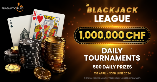 Pragmatic Play geeft € 1.000.000 weg in de Blackjack League