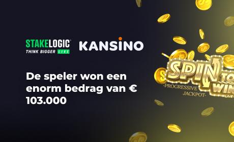 Nederlandse speler wint jackpot van €103.000 bij Kansino