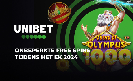 Unibet Casino geeft onbeperkt gratis spins